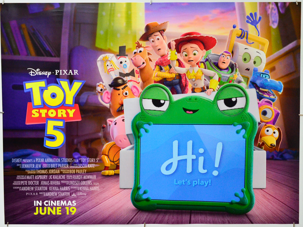 Toy Story 5 - Original Quad Poster - Film Poster - Movie Poster