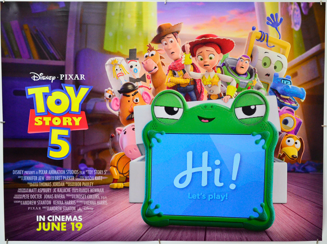 Toy Story 5 - Original Quad Poster - Film Poster - Movie Poster