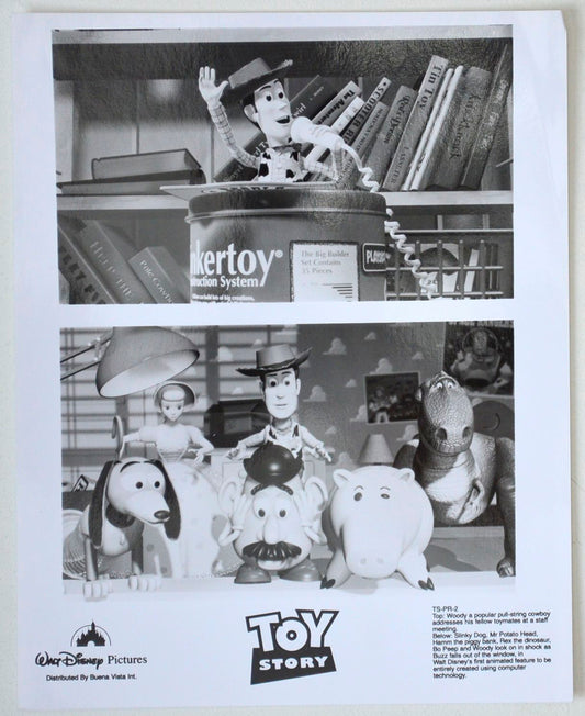 Toy Story    Original Cinema Front Of House (FOH) Black And White Still – Press Still – Movie Still     