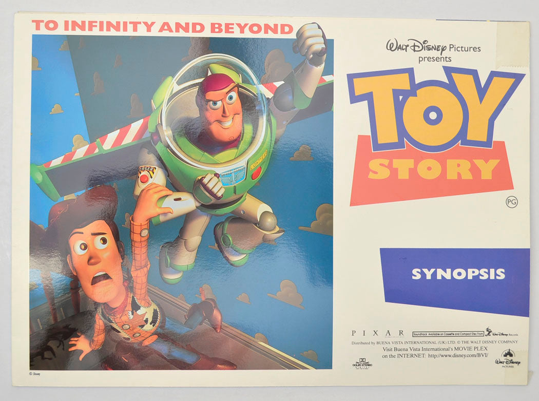 Toy Story Original Cinema Exhibitors Synopsis / Credits Booklet (UK)