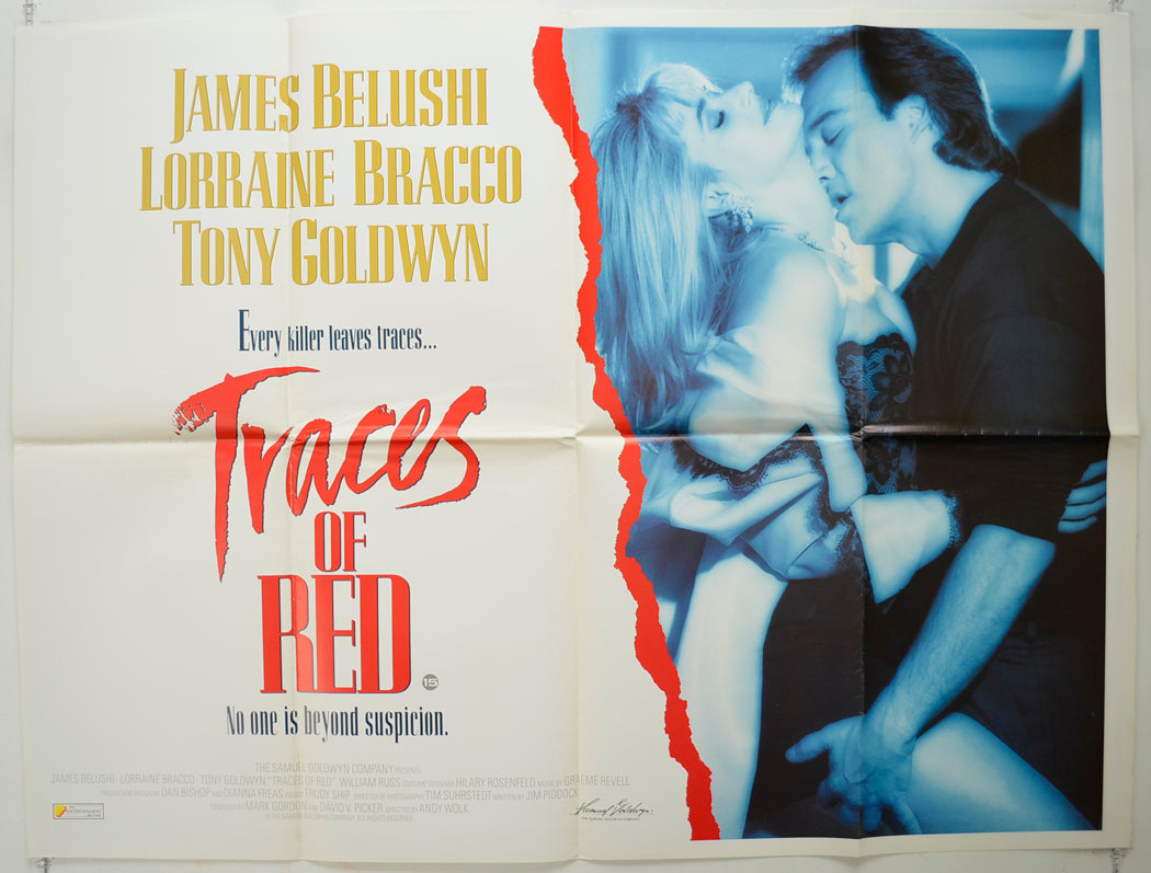 Traces Of Red   Original Quad Poster - Film Poster - Movie Poster 