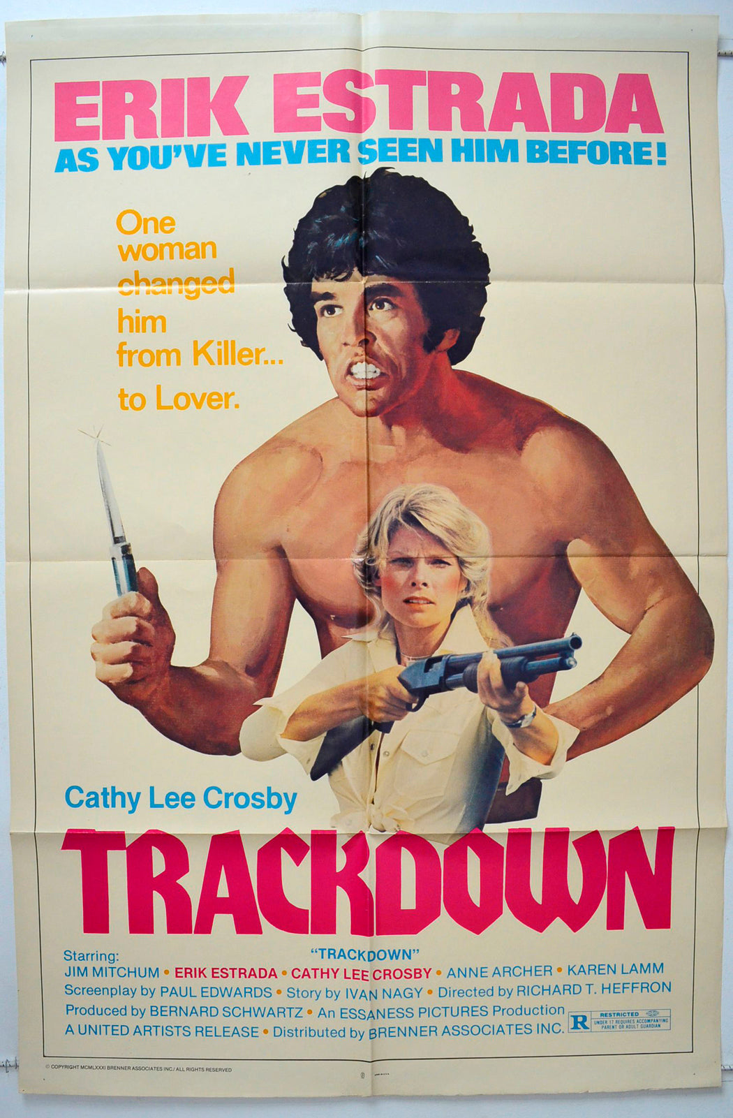 Trackdown Original One Sheet Poster - Movie Poster