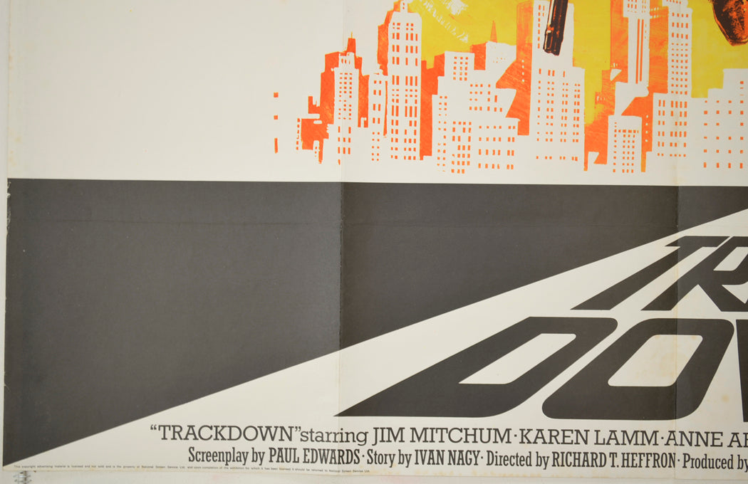 TRACKDOWN (Bottom Left) Cinema Quad Movie Poster 