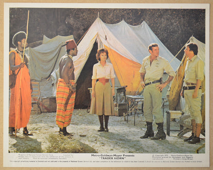 TRADER HORN (Card 3) Cinema Set of Colour FOH Stills / Lobby Cards 