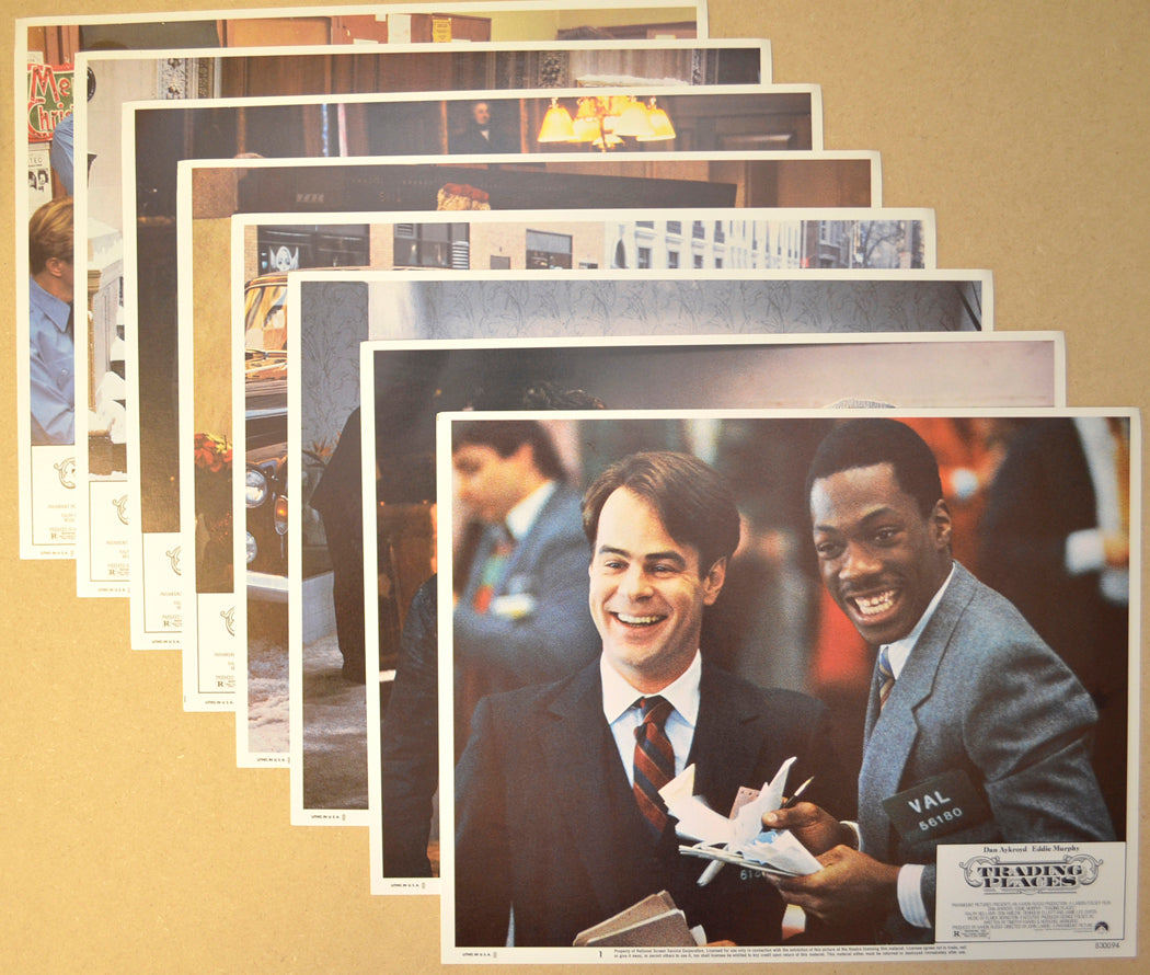 Trading Places Set Of 8 Original Cinema Lobby Cards 