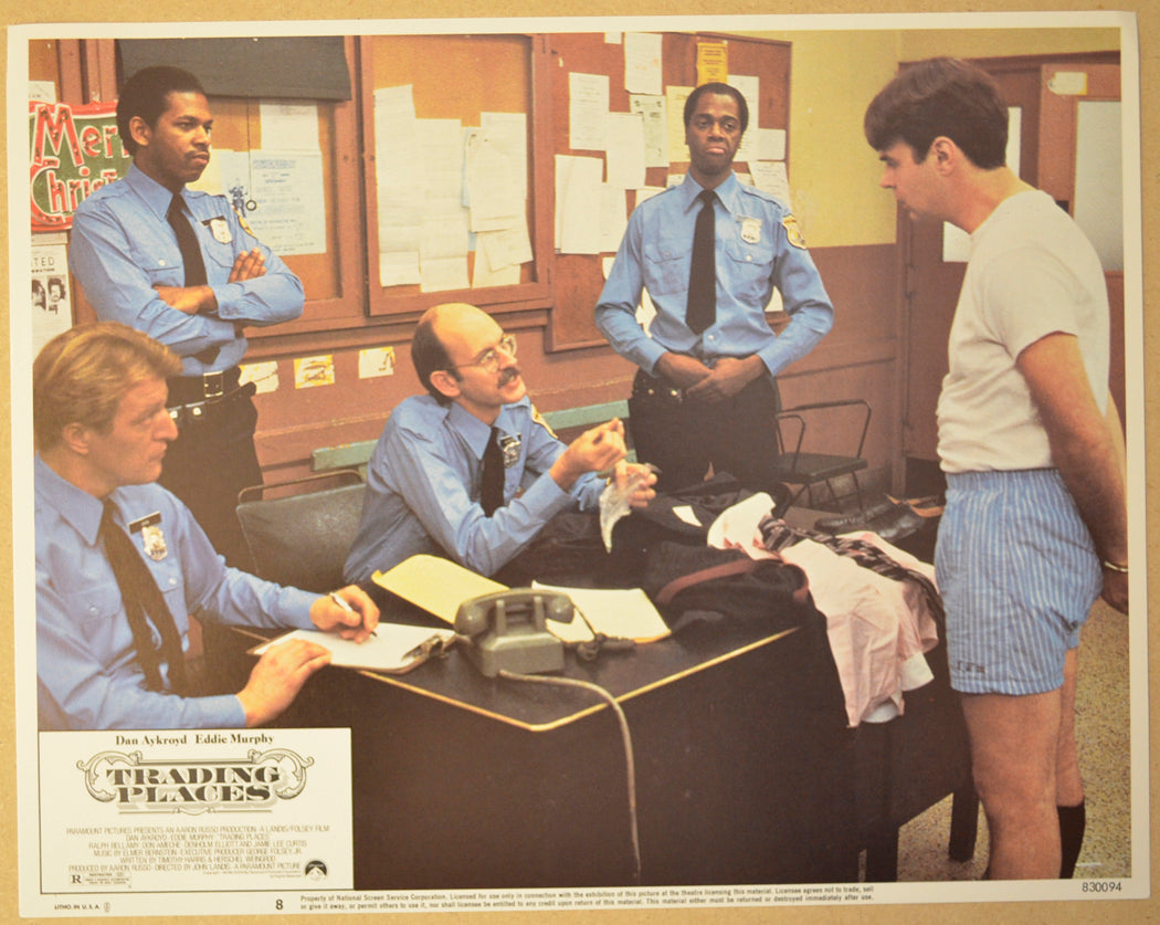 TRADING PLACES (Card 8) Cinema Lobby Card Set 