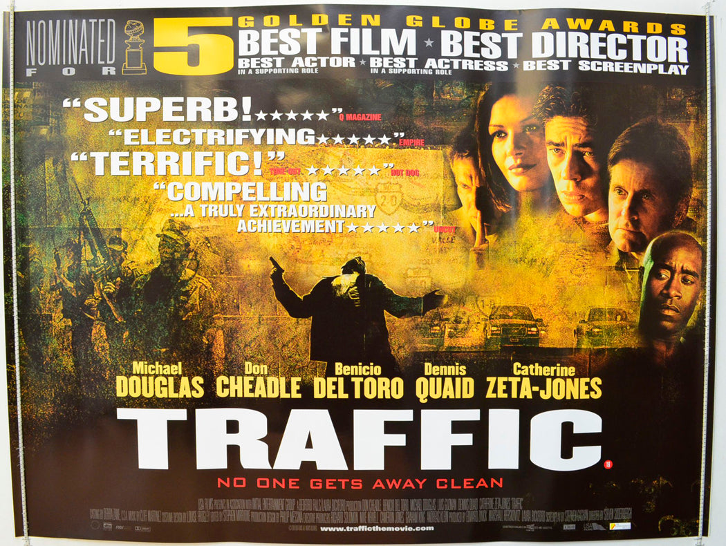 Traffic  Original British Quad Poster - Film Poster - Movie Poster