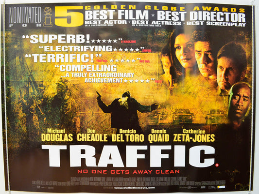 Traffic  Original British Quad Poster - Film Poster - Movie Poster