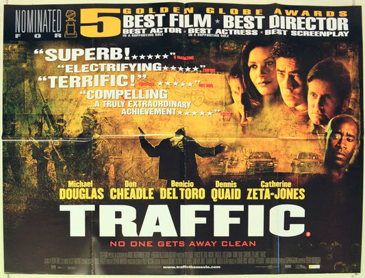 Traffic Original British Quad Poster - Film Poster - Movie Poster 