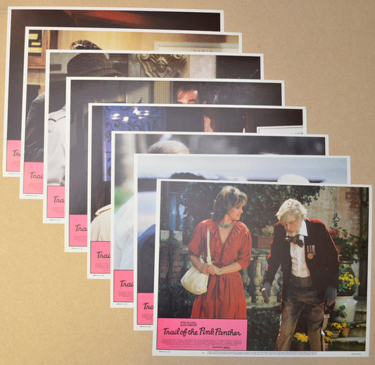 Trail Of The Pink Panther Set Of 8 Original Cinema Lobby Cards 