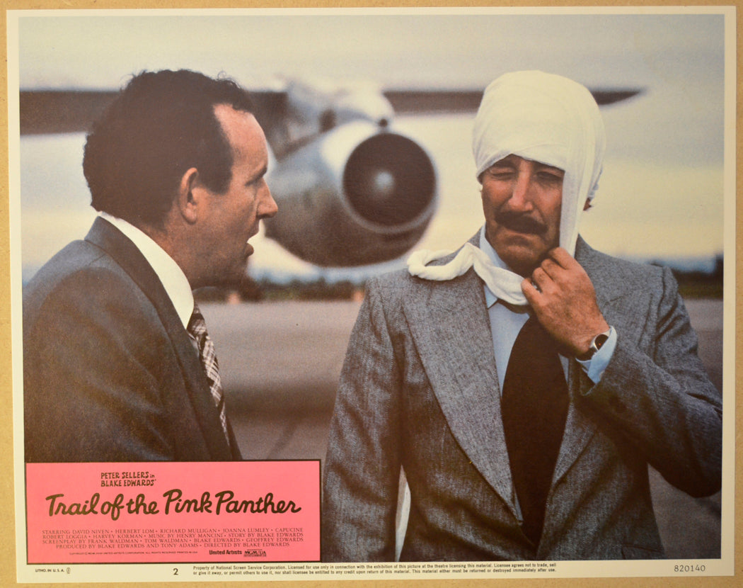 TRAIL OF THE PINK PANTHER (Card 2) Cinema Lobby Card Set 