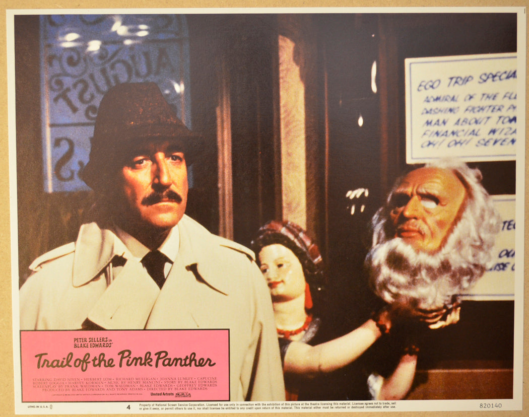 TRAIL OF THE PINK PANTHER (Card 4) Cinema Lobby Card Set 