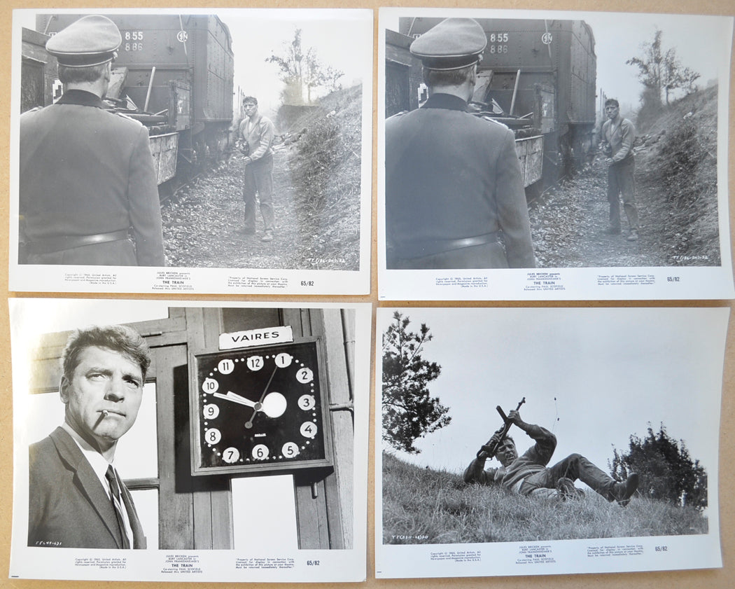 THE TRAIN (Stills 1-4) Cinema Black and White Press Stills 