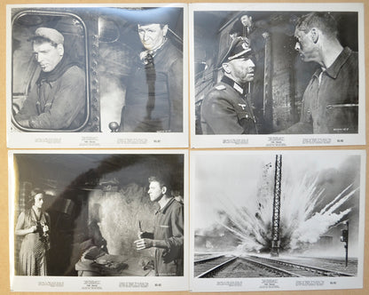 THE TRAIN (Stills 9-12) Cinema Black and White Press Stills 