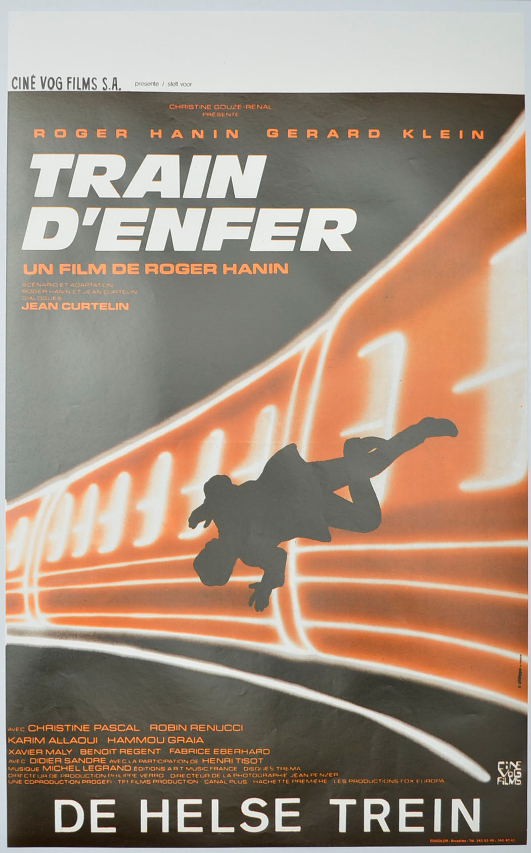 Train D'enfer (a.k.a. Hell Train) Original Belgian Poster - Film Poster - Movie Poster