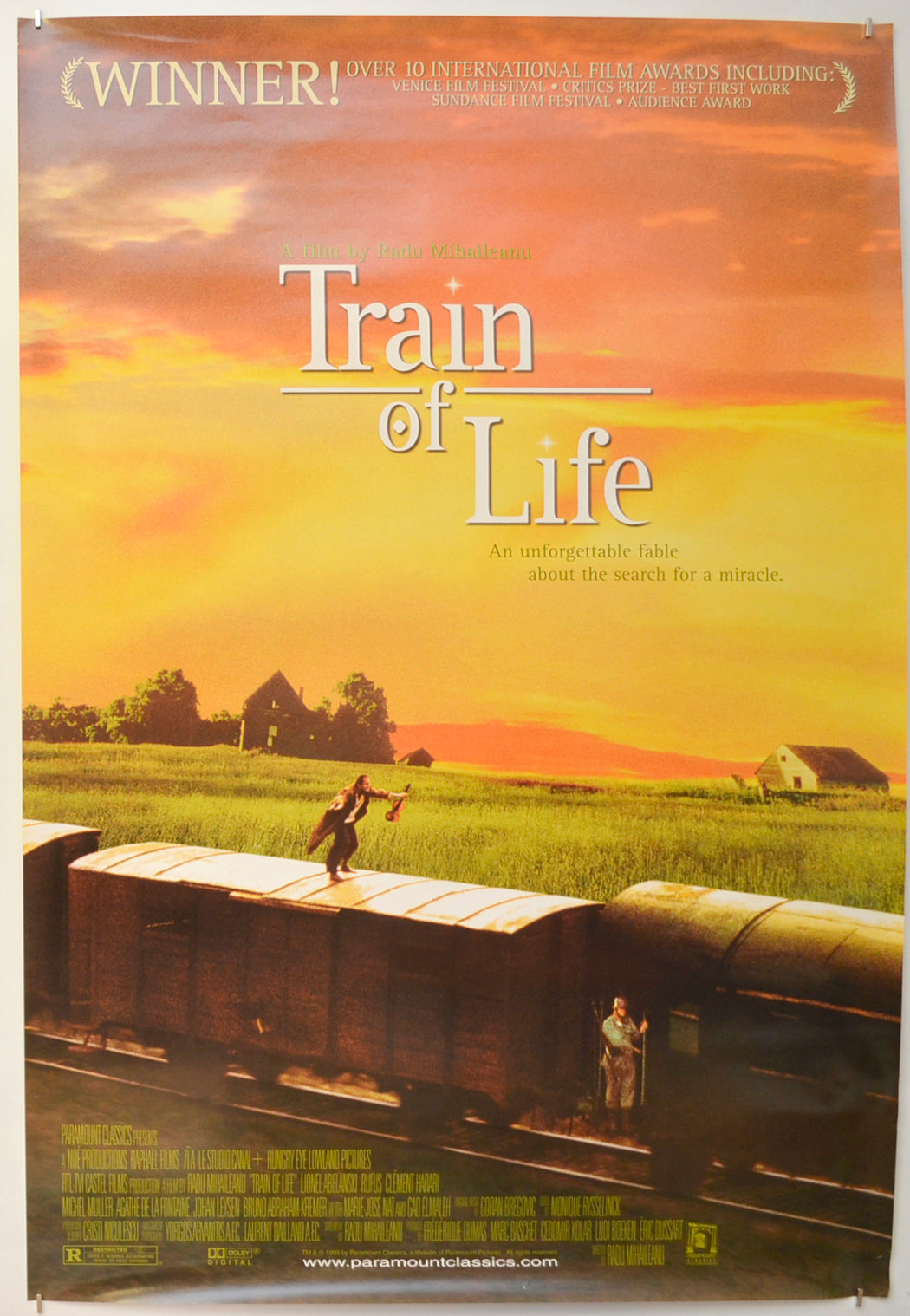 Train Of Life Original One Sheet Poster - Film Poster - Movie Poster