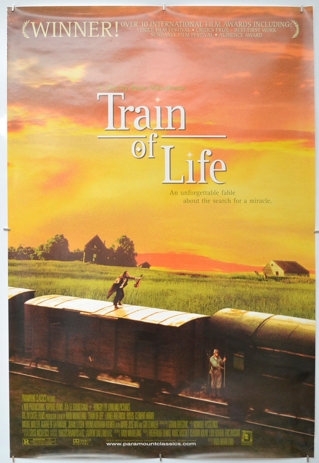 Train Of Life Original One Sheet Poster - Film Poster - Movie Poster