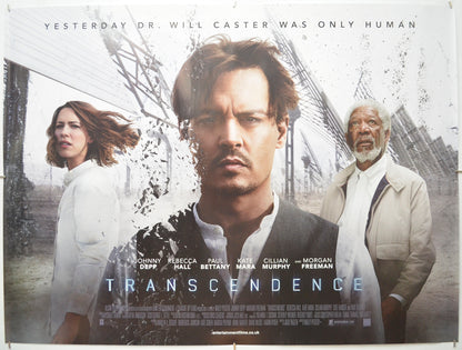 Transcendence Original Quad Poster - Film Poster - Movie Poster