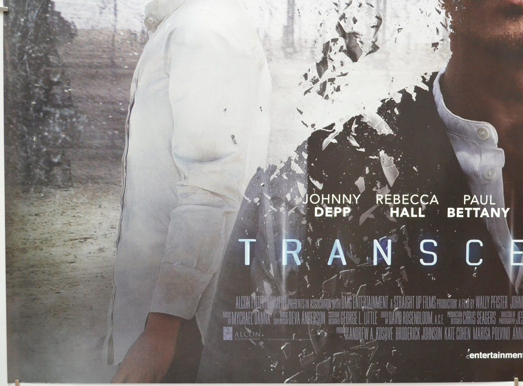 TRANSCENDENCE (Bottom Left) Cinema Quad Movie Poster 