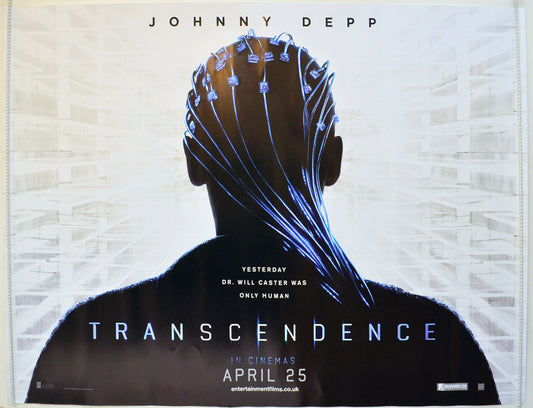 Transcendence  (Teaser / Advance Version)   Original Quad Poster - Film Poster - Movie Poster  