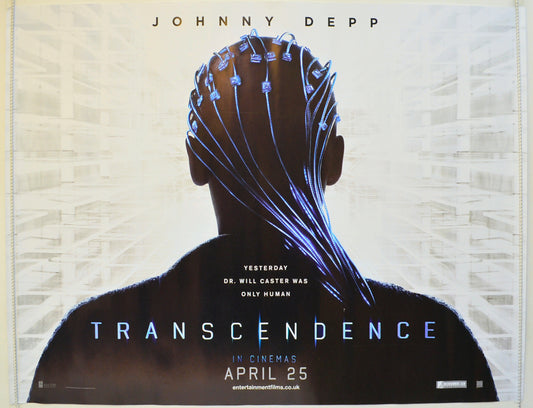 Transcendence  (Teaser / Advance Version)   Original Quad Poster - Film Poster - Movie Poster  