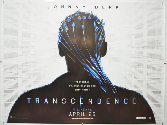 Transcendence (Teaser / Advance Version) Original Quad Poster - Film Poster - Movie Poster