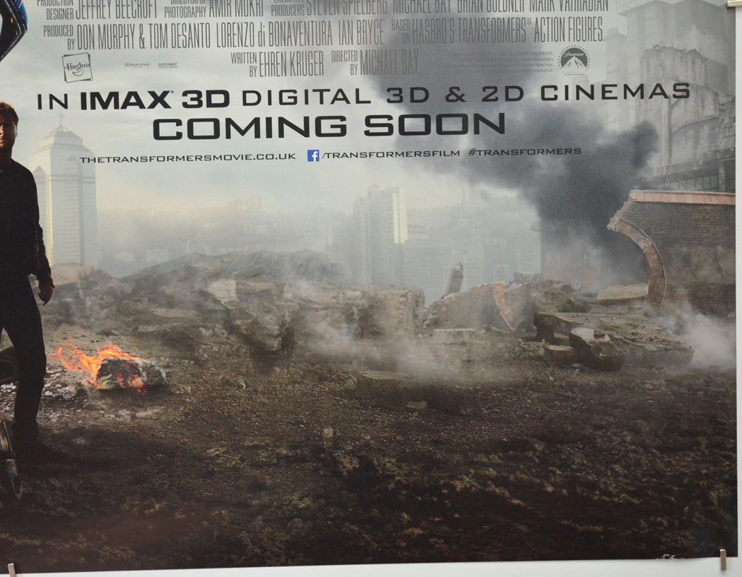 TRANSFORMERS : AGE OF EXTINCTION (Bottom Right) Cinema Quad Movie Poster 