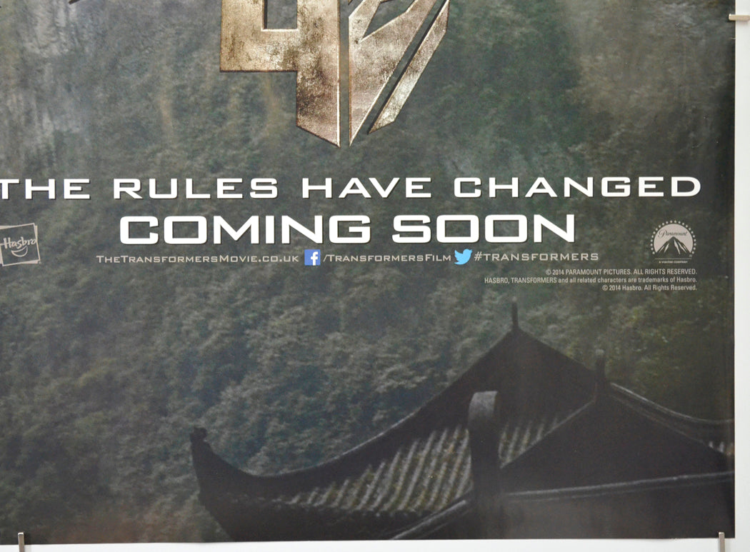 TRANSFORMERS : AGE OF EXTINCTION (Bottom Right) Cinema Quad Movie Poster 