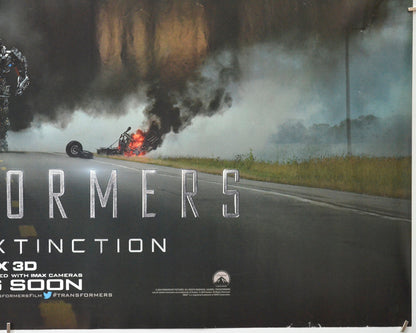 TRANSFORMERS : AGE OF EXTINCTION (Bottom Right) Cinema Quad Movie Poster 