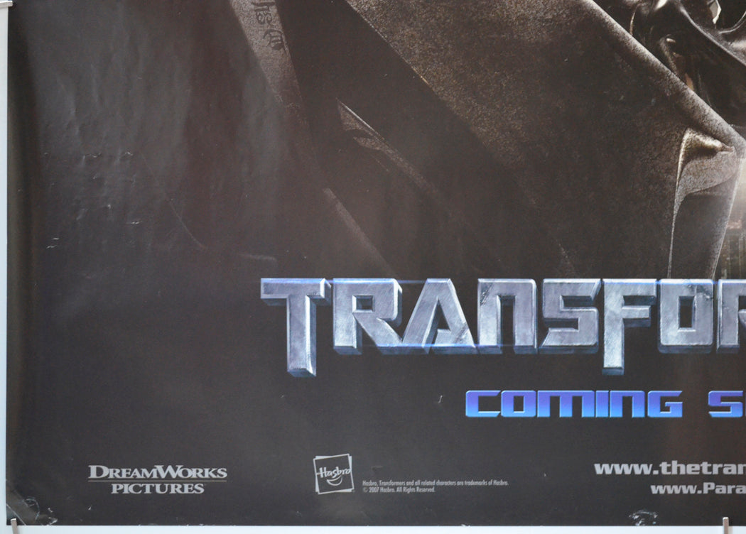 TRANSFORMERS (Bottom Left) Cinema Quad Movie Poster 