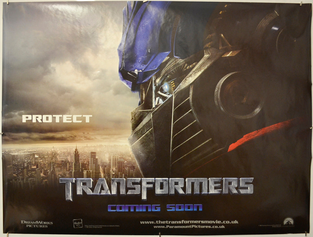 Transformers  (Teaser / Advance Version 3)   Original Quad Poster - Film Poster - Movie Poster