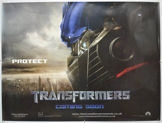 Transformers (Teaser / Advance Version 3)  Original Quad Poster - Film Poster - Movie Poster