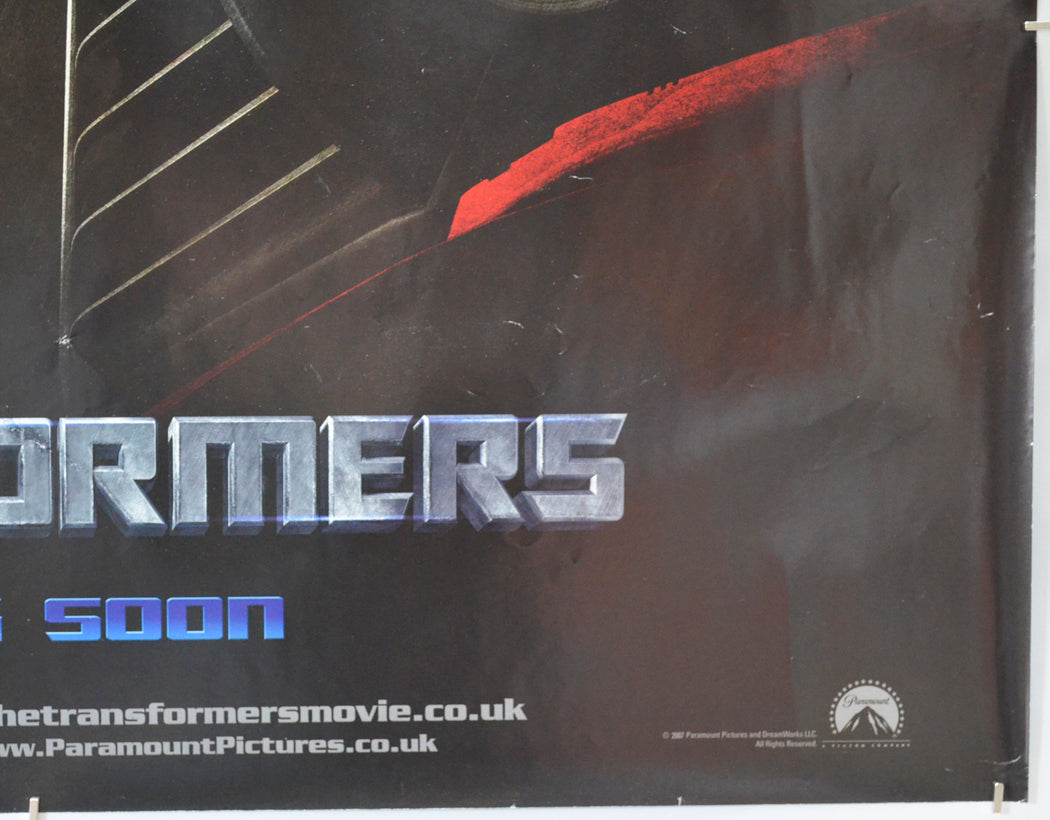 TRANSFORMERS (Bottom Right) Cinema Quad Movie Poster 