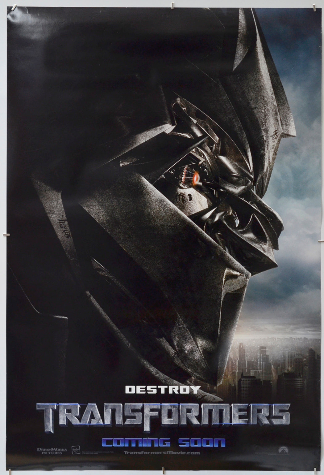 Transformers - Original One Sheet Poster - Film Poster - Movie Poster 