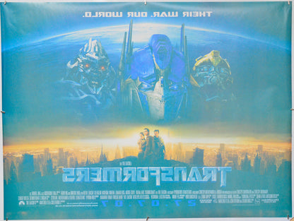 Transformers (Back) Cinema Quad Movie Poster 
