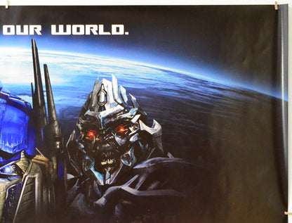Transformers (Top Right) Cinema Quad Movie Poster 