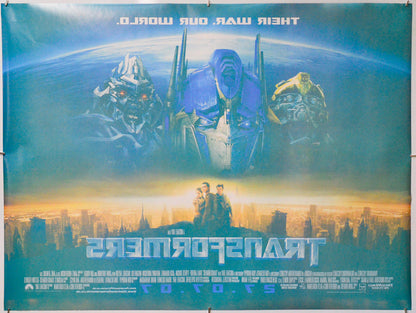 Transformers (Back) Cinema Quad Movie Poster 