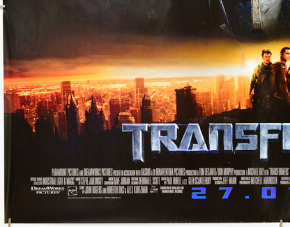 Transformers (Bottom Left) Cinema Quad Movie Poster 