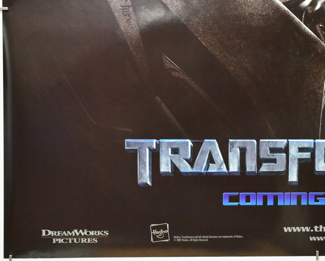 Transformers (Bottom Left) Cinema Quad Movie Poster 