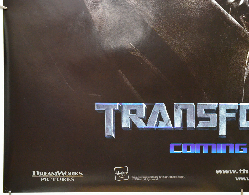 Transformers (Bottom Left) Cinema Quad Movie Poster 