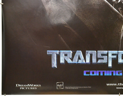 Transformers (Bottom Left) Cinema Quad Movie Poster 