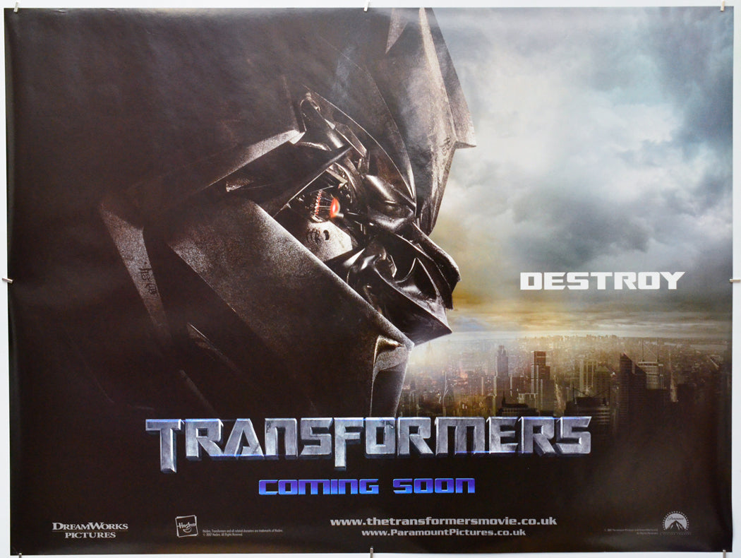 Transformers - Original Quad Poster - Film Poster - Movie Poster