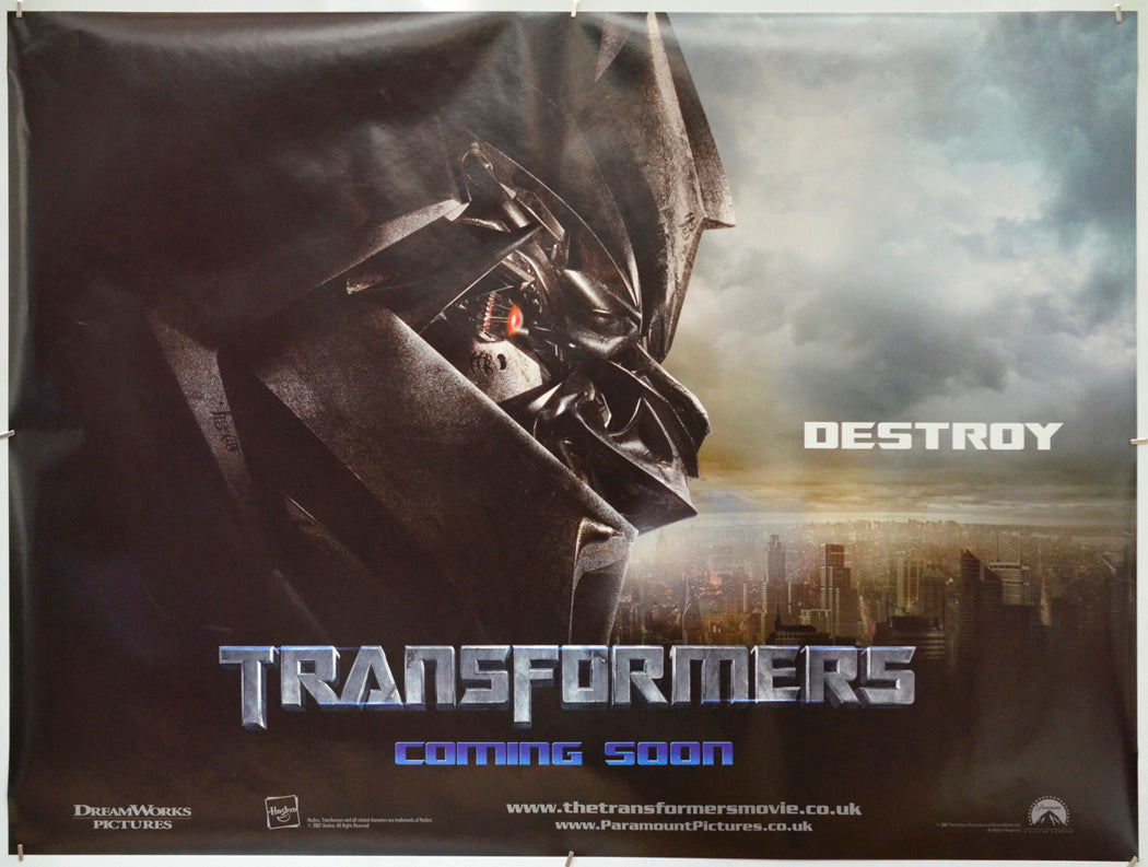 Transformers - Original Quad Poster - Film Poster - Movie Poster