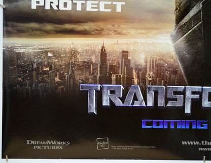 Transformers (Bottom Left) Cinema Quad Movie Poster 