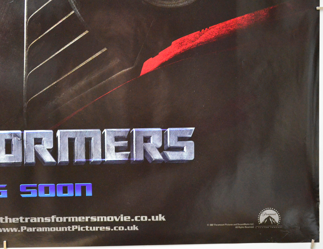 Transformers (Bottom Right) Cinema Quad Movie Poster 