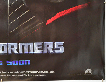 Transformers (Bottom Right) Cinema Quad Movie Poster 