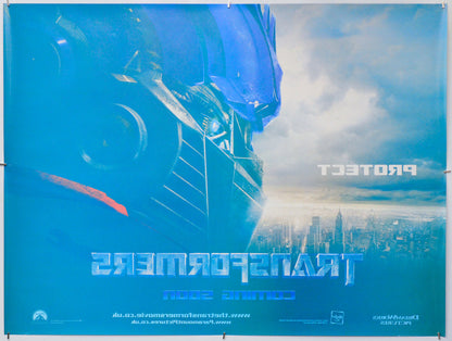 Transformers (Back) Cinema Quad Movie Poster 