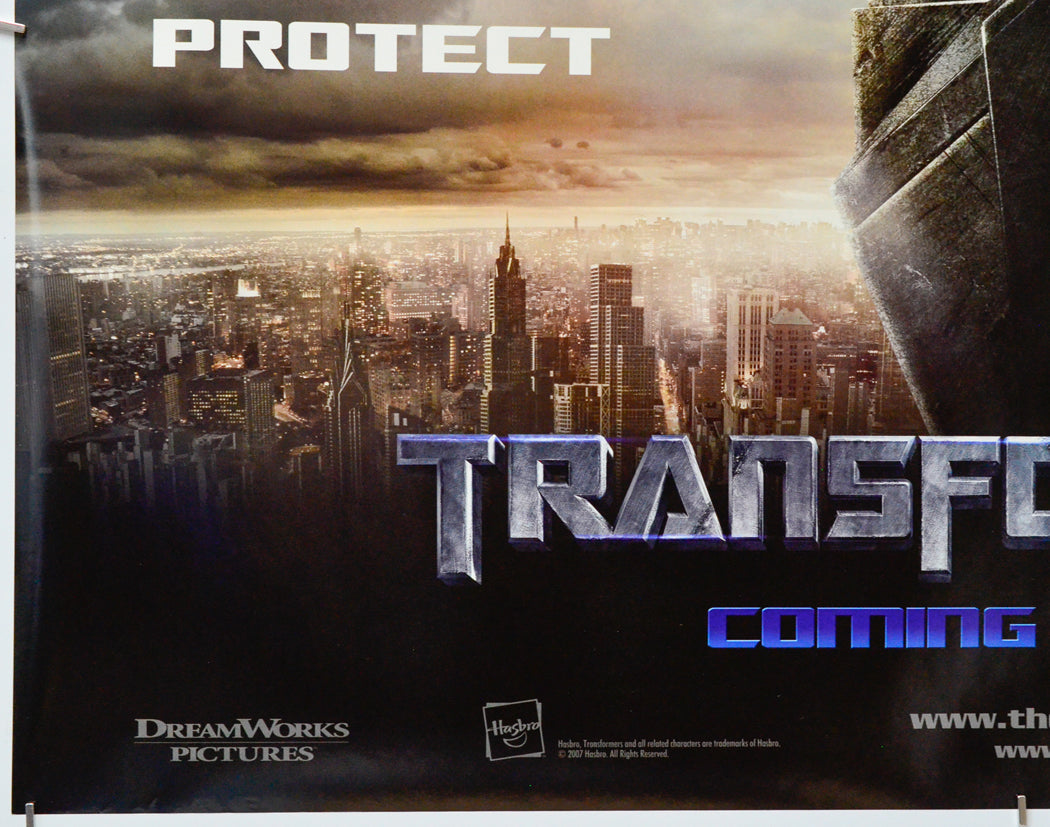 Transformers (Bottom Left) Cinema Quad Movie Poster 