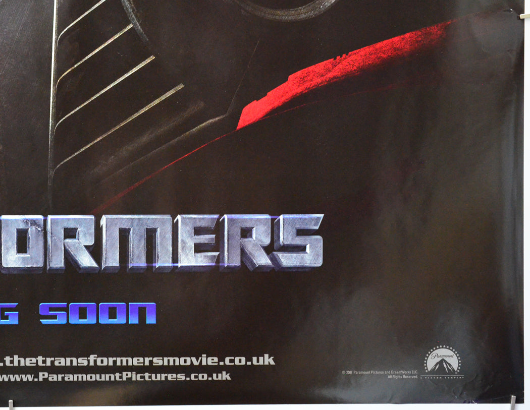 Transformers (Bottom Right) Cinema Quad Movie Poster 