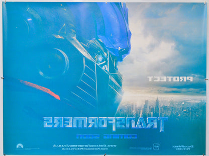 Transformers (Back) Cinema Quad Movie Poster 